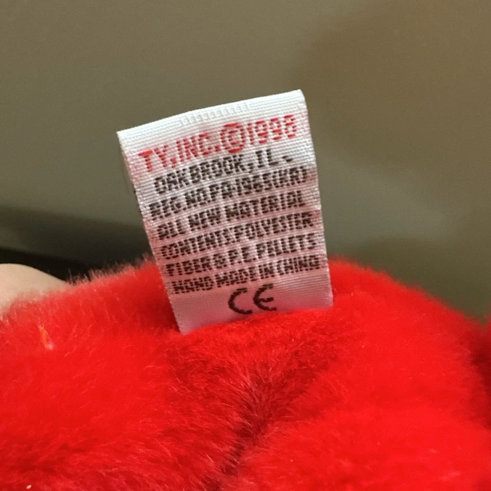 TY Beanie Buddy- Rover Red Puppy‎ Dog 12
